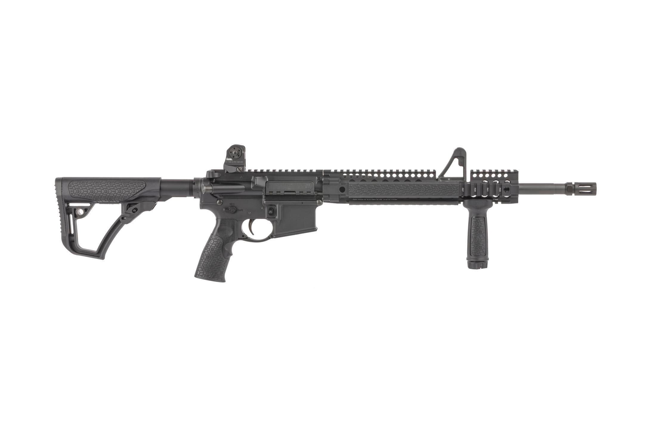 Daniel Defense 16" 5.56 DDM4v1 Rifle with 12" DDM4 FSP Quad Rail Black 0205015027